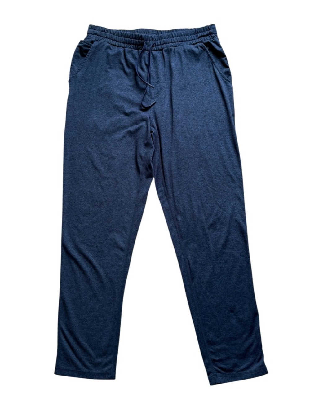 Quince Men’s Flowknit Performance Pants Large Heather Navy Lightweight Stretch